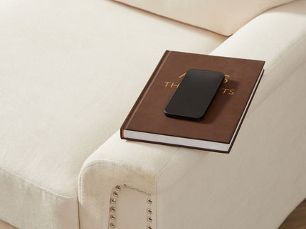 3 Seater Elegant Stationary Sofa