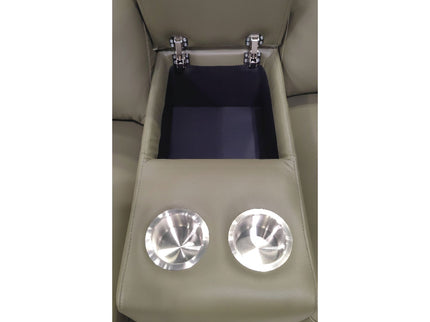Upholstered Large Arms Sectional With Recliner Seats