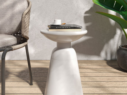 Outdoor Modern Metal End Large Table