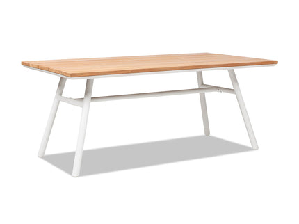 Maiden - 6 Seater Patio Dining Table - Natural Teak