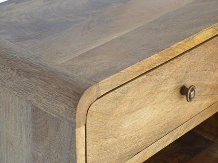 Curve Upper Slot Floating Nightstand