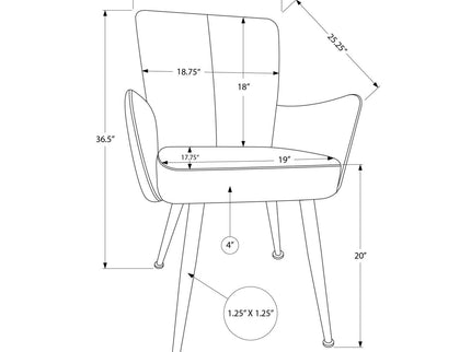 Dining Chair For Kitchen (Set of 2) - Brown