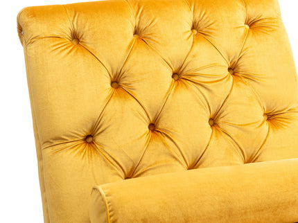 Chaise Lounge Indoor, Button Tufted Upholstered Chaise Lounge Chair With Pillow