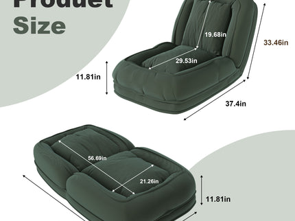 Upholstered Foldable Lazy Sofa Bed For Adults And Pets