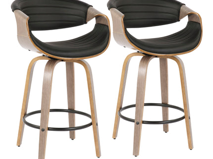 Symphony - Mid Century Modern Counter Stool (Set of 2)