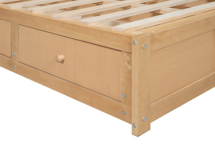 Platform Bed With Underneath Storage And 2 Drawers
