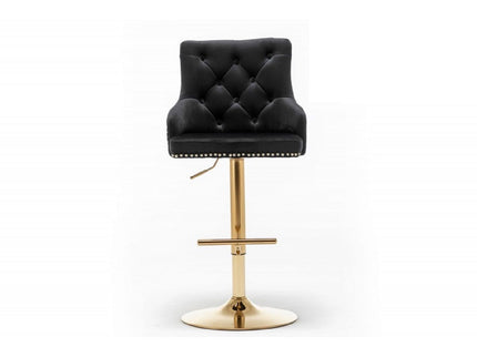 Adjustable Swivel Bar Stool With Nailhead Trim (Set of 2)