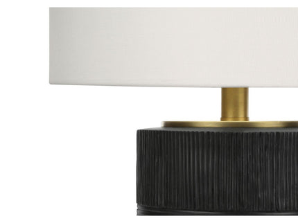 Table Lamp, Lighting, Resin, Contemporary - Black / Cream