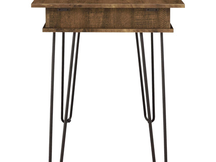Writing Desk With 4 Hidden Storages - Brown