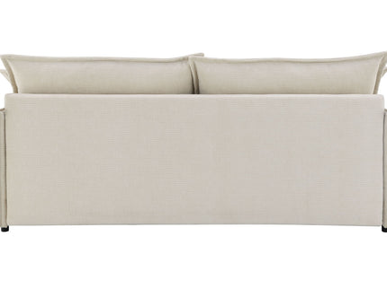 Elisea - Sleeper Sectional Sofa With 2 Toss Pillows - Beige