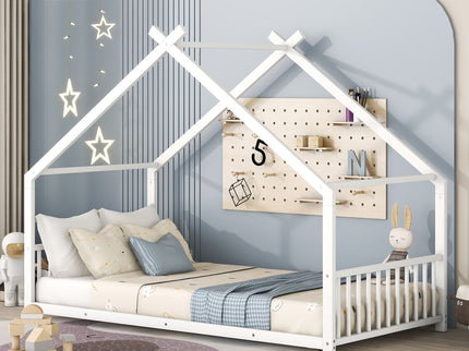 Metal House Bed