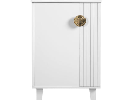 Bathroom Vanity With Sink, Soft-Close Door, Half-Moon Pulls