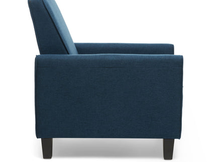 Upholstered Push Back Recliner Chair For Living Room