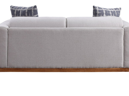 Pelton - Loveseat With 2 Toss Pillows - Walnut