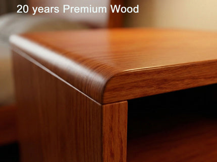Nightstand With 2 Drawers And Shelves