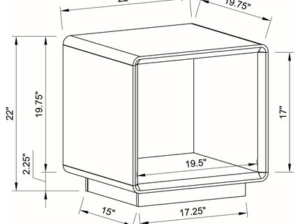 Fletcher - 2 Piece Coffee And End Table Set - Gloss White