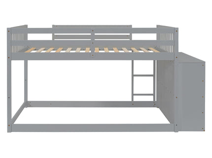 Bunk Bed With 4 Drawers And 3 Shelves