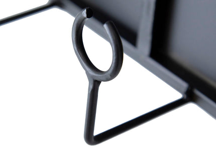 Floating Wine Bar Shelf With Glass Holder And Display Shelves - Black