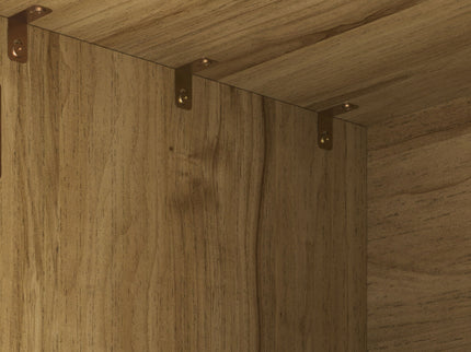TV Stand With Adjustable Shelf - Natural