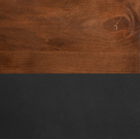 Chairside Table - Black / Whiskey