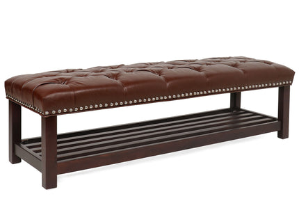 Bedroom End Of Bed Bench Tufted Upholstered End Of Bed Bench End Of Bed Entrance Shoe Bench With Nailhead Trim And Shelf Bedroom Upholstered Bench Living Room Shoe Rack Footstool