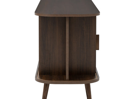 70" TV Stand, Media Center With Ample Storage - Dark Brown