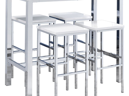 Nimitz - 5 Piece Bar Set - Gloss White