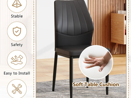 Dining Chairs With Shell Pattern, Comfort And Style