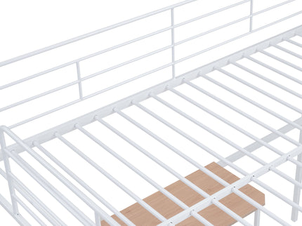 Loft Bed With Desk And Lateral Storage Ladder
