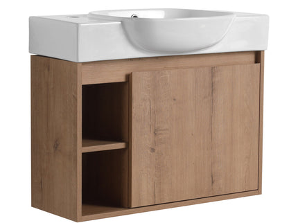 Sleek Design Freestanding Bathroom Vanity With Sink, Soft Close Door