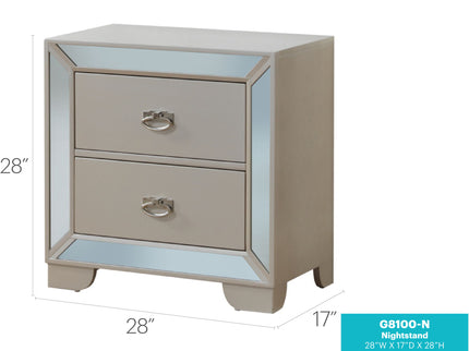 Contemporary Nightstand With Versatility