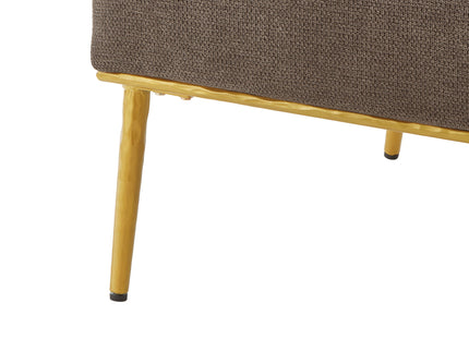 Modern Elegance Accent Chair With Curved Backrest