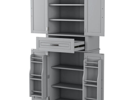 Bathroom Storage Cabinet With Multifunctional Storage Space, Drawer With Slide Rails, Adjustable Shelf