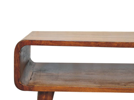 Solid Wood Open Media Unit