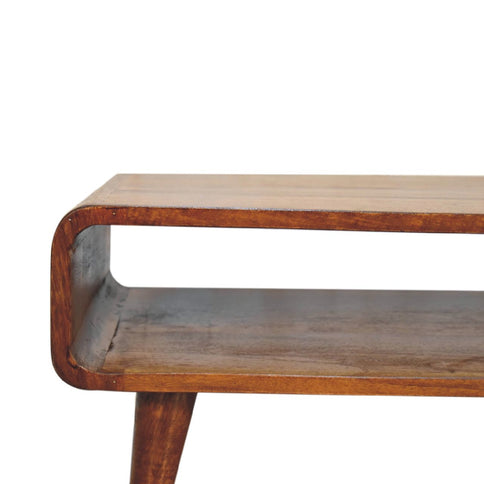Solid Wood Open Media Unit