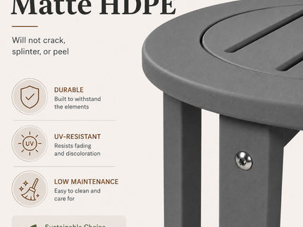 Round Outdoor Side Table