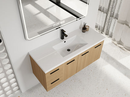 Floating Bathroom Vanity With Sink, Modular Cabinet