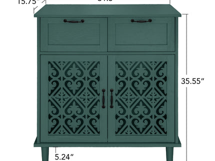 2 Door 2 Drawer Elegant Cabinet