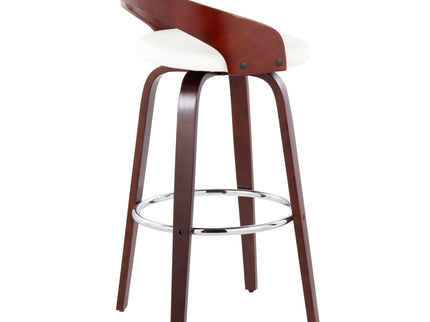 Grotto - Mid Century Elegant Design Modern Barstool With Swivel (Set of 2)