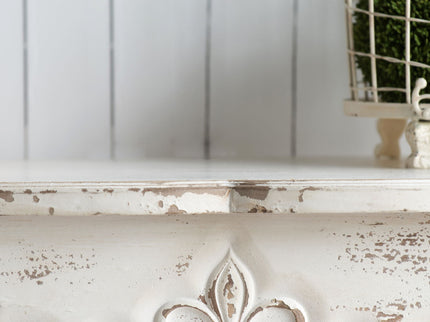 Slimline wash Console Table, For Hallway Living Room Bedroom - White Washed
