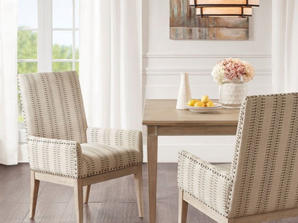 Rika - High Back Dining Armchair (Set of 2) - Natural