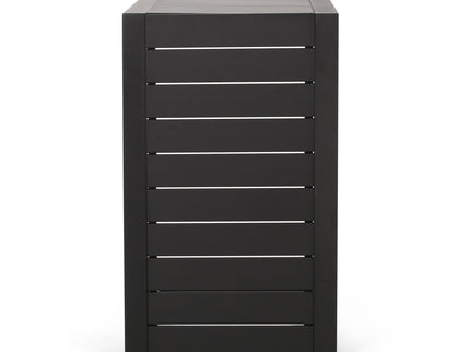 Aluminum Outdoor C - Shaped Side Table For Patio