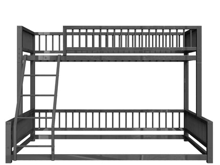 Bunk Bed With Ladder And Safety Guardrails