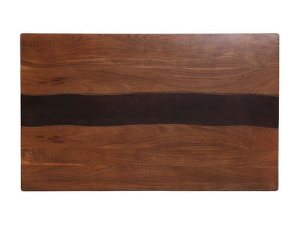 Wood Dining Table - Natural Wood / Brown