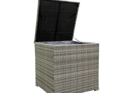 4 Piece Patio Sectional Wicker Rattan Outdoor Furniture Sofa Set With Storage Box
