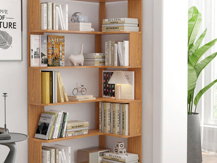 L-Shaped Design Corner Bookshelf