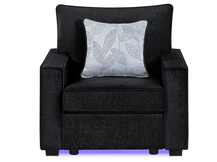 Rita - Accent Chair With LED Underlighting
