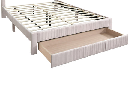 Contemporary Bed & Storage Drawer