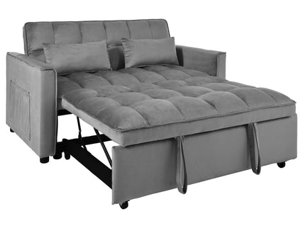 3 In 1 Pull Out Couch Convertible Sofa Bed With Reclining Backrest