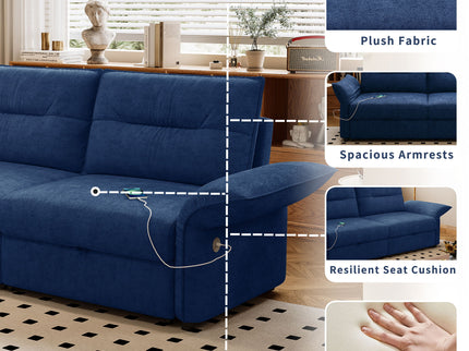 Sofa Bed With Convertible Design, Living Room Furniture